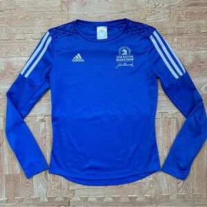 Adidas 2018 BAA Boston Marathon Womens Extra Small XS Official Long Sleeve Shirt